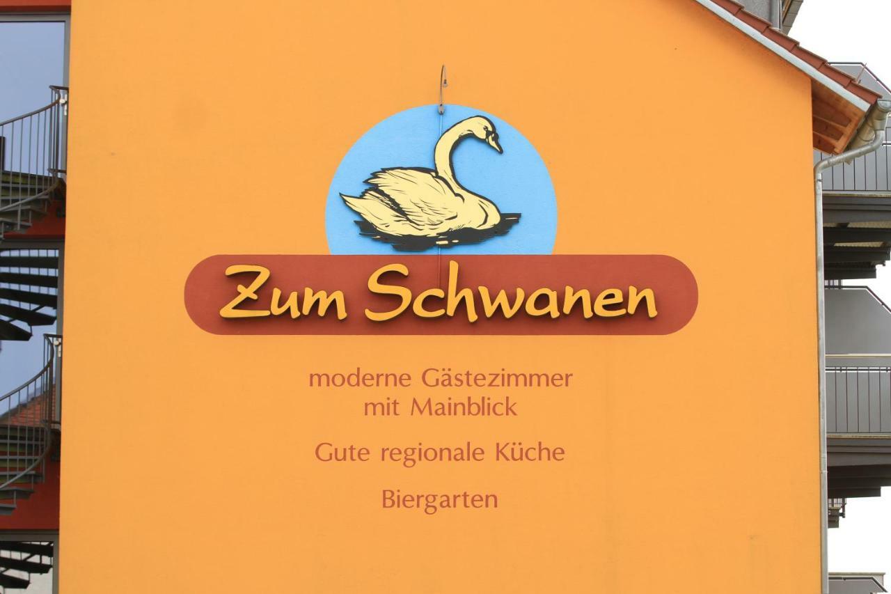 Gasthof Zum Schwanen Kleinostheim Exteriör bild